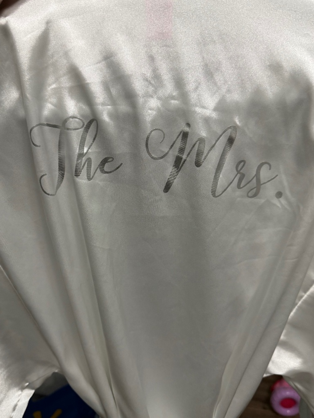 The Mrs. White Bridal Robe (Small-Medium)